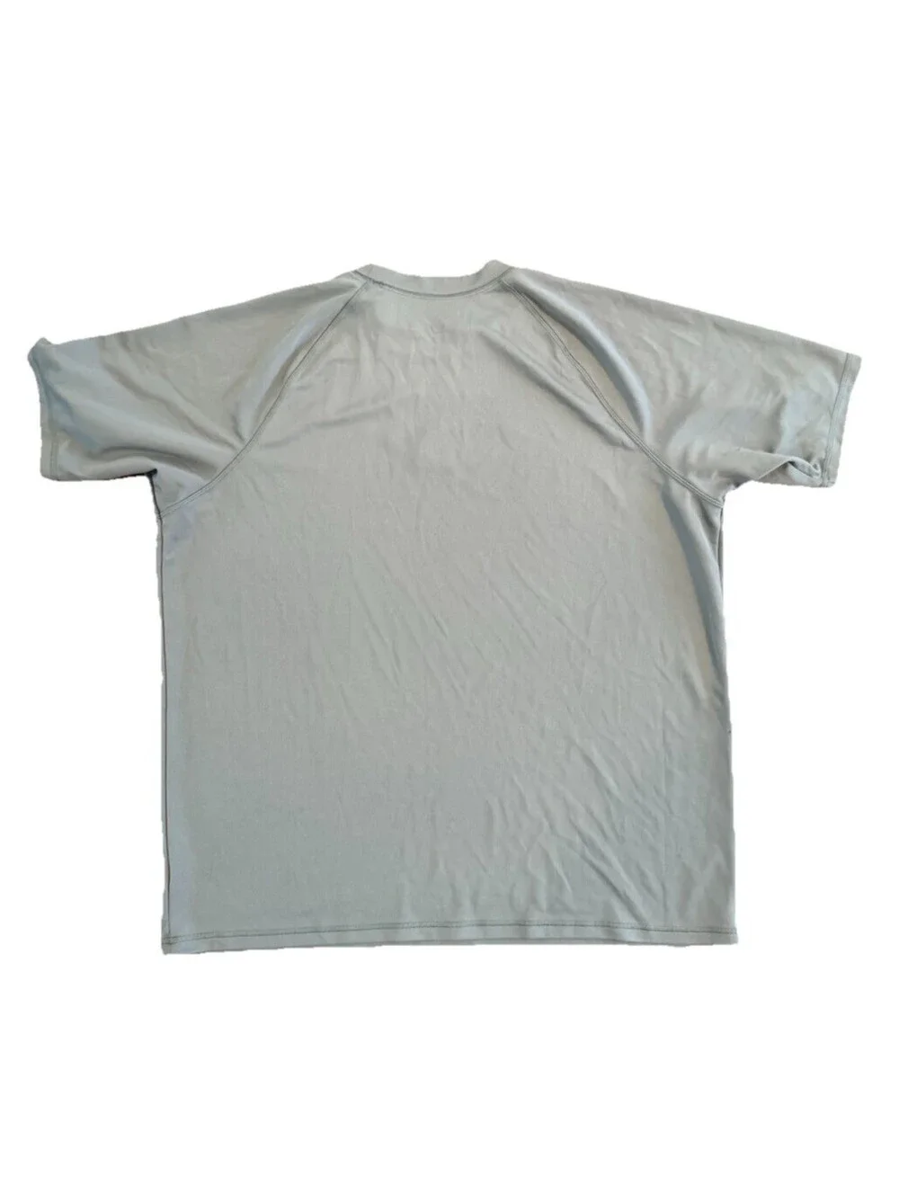 Nike Dri-FIT Shirt Mens XXL Gray Big Swoosh Athletic Gym Training Tee